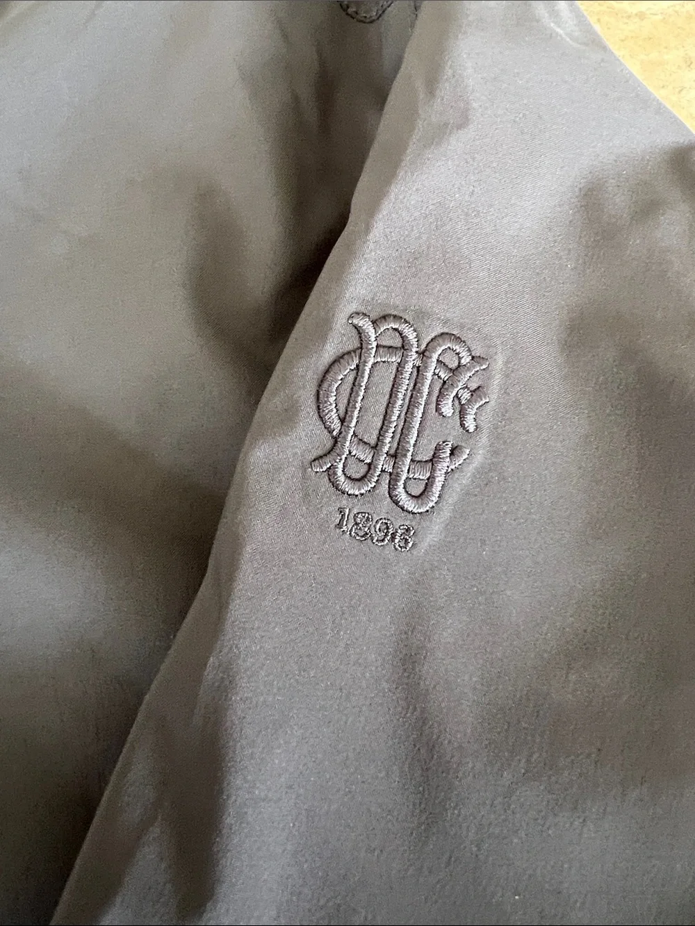 Peter Millar Element‎ Short Sleeve Water Jacket Grey Mens M Golf Layering Tech